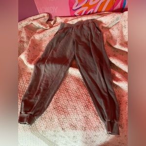 Grey Nike sweatpants